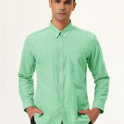 Allegra K Men's Dress Shirt Long Sleeve Classic Solid Color Slim Fit Button Down Shirt 72 Allegra K Men's Dress Shirt Long Sleeve Classic Solid Color Slim Fit Button Down Shirt