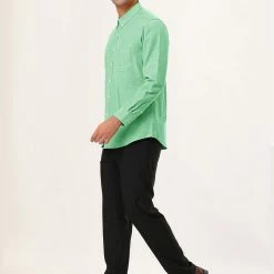 Allegra K Men's Dress Shirt Long Sleeve Classic Solid Color Slim Fit Button Down Shirt 73 Allegra K Men's Dress Shirt Long Sleeve Classic Solid Color Slim Fit Button Down Shirt