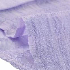 Allegra K Women's Peter Pan Collar Crochet Trim Sweet Ruffled Cuffs Plain Plaid Blouse Top