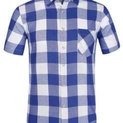 Allegra K Men's Plaid Shirt Short Sleeve Casual Regular Fit Button Down Point Collar Dress Shirts 64 Allegra K Men's Plaid Shirt Short Sleeve Casual Regular Fit Button Down Point Collar Dress Shirts
