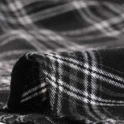 Allegra K 2098 Women Plaids Long Sleeves Belted Mini A Line Shirt Dress