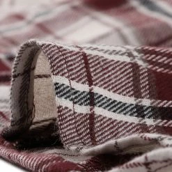 Allegra K 2098 Women Plaids Long Sleeves Belted Mini A Line Shirt Dress