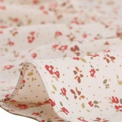 Allegra K Women's Ditsy Floral Peter Pan Collar Keyhole Long Sleeve Ruffle Chiffon Dress