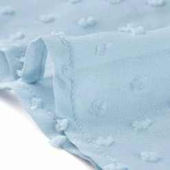 Allegra K Women's Peter Pan Collar Crochet Trim Long Sleeve Swiss Dots Retro Mini Dress