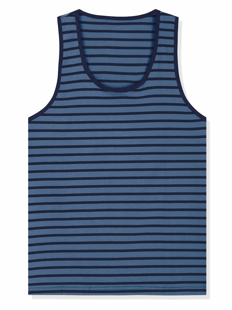 Allegra K Men's Striped Round Neck Color Block Sleeveless Basic Tank Top With Pocket 16 Allegra K Men's Striped Round Neck Color Block Sleeveless Basic Tank Top With Pocket