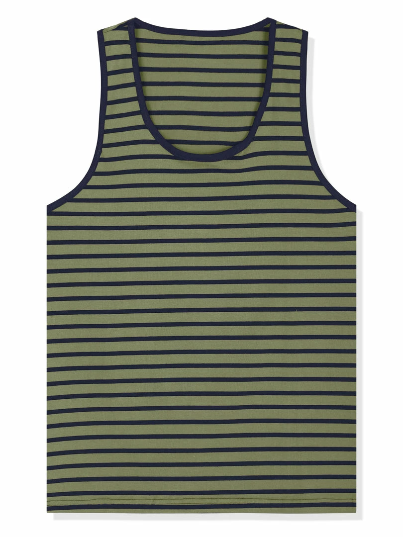 Allegra K Men's Striped Round Neck Color Block Sleeveless Basic Tank Top With Pocket 14 Allegra K Men's Striped Round Neck Color Block Sleeveless Basic Tank Top With Pocket