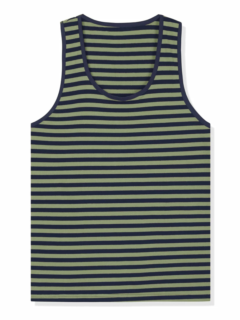 Allegra K Men's Striped Round Neck Color Block Sleeveless Basic Tank Top With Pocket 9 Allegra K Men's Striped Round Neck Color Block Sleeveless Basic Tank Top With Pocket