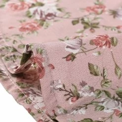 Allegra K Women's Elegant Long Sleeve Half Placket V Neck Flowy Casual Floral Mini Dress