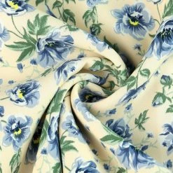 Allegra K Women's Floral V Neck Tie Waist Ruffled Hem Chiffon Long Sleeve Dress