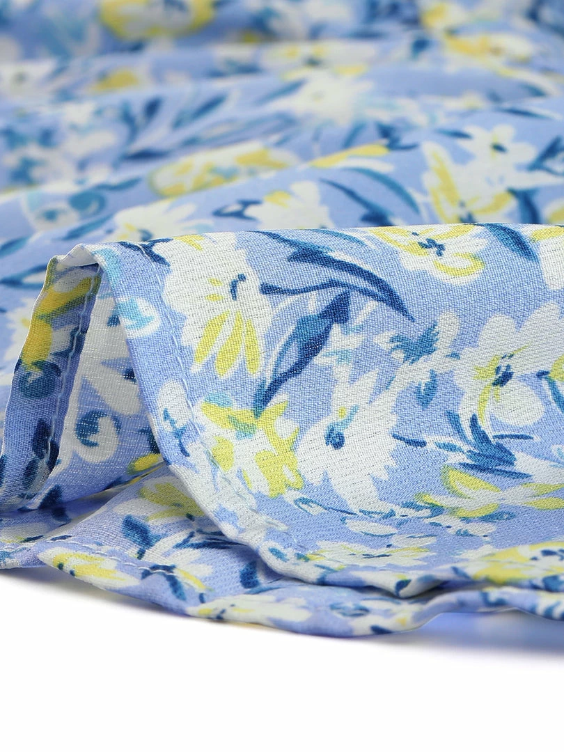 Allegra K Women's V Neck Ditsy Floral Printed Long Sleeve Chiffon Blouses Peplum Tops 9 Allegra K Women's V Neck Ditsy Floral Printed Long Sleeve Chiffon Blouses Peplum Tops