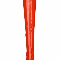 Allegra K Women's Platform Round Toe Chunky Heels Over The Knee High Boots