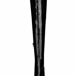 Allegra K Women's Platform Round Toe Chunky Heels Over The Knee High Boots