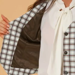 Allegra K Womens Waistcoat Steampunk Dressy Sleeveless Jacket Versatile Racerback Suit Vests 33 Allegra K Womens Waistcoat Steampunk Dressy Sleeveless Jacket Versatile Racerback Suit Vests