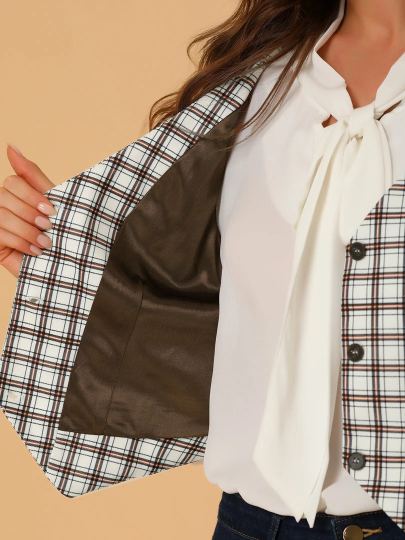 Allegra K Womens Waistcoat Steampunk Dressy Sleeveless Jacket Versatile Racerback Suit Vests 9 Allegra K Womens Waistcoat Steampunk Dressy Sleeveless Jacket Versatile Racerback Suit Vests