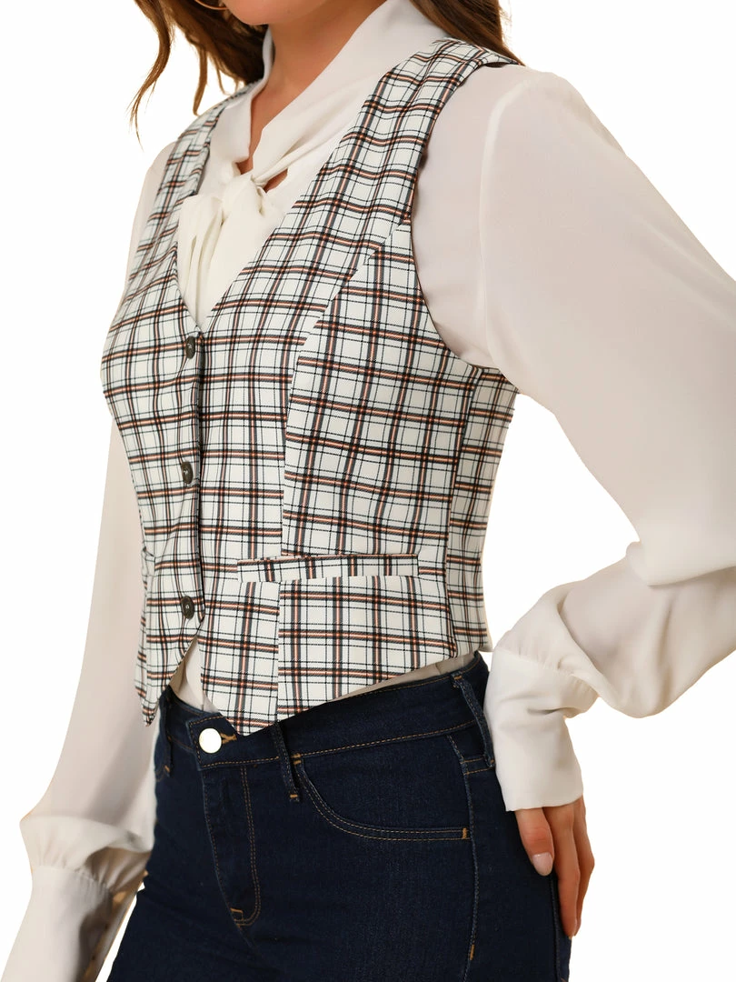 Allegra K Womens Waistcoat Steampunk Dressy Sleeveless Jacket Versatile Racerback Suit Vests 4 Allegra K Womens Waistcoat Steampunk Dressy Sleeveless Jacket Versatile Racerback Suit Vests