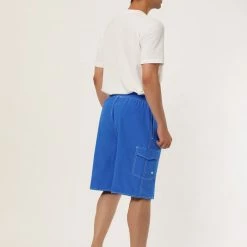 Allegra K Men's Summer Solid Shorts Drawstring Elastic Waist Swim Beach Board Shorts Pants