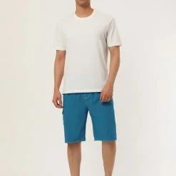 Allegra K Men's Summer Solid Shorts Drawstring Elastic Waist Swim Beach Board Shorts Pants