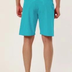 Allegra K Men's Board Shorts Solid Color Elastic Waist Drawstring Beach Swimwear Shorts 38 Allegra K Men's Board Shorts Solid Color Elastic Waist Drawstring Beach Swimwear Shorts