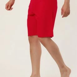 Allegra K Men's Board Shorts Solid Color Elastic Waist Drawstring Beach Swimwear Shorts 23 Allegra K Men's Board Shorts Solid Color Elastic Waist Drawstring Beach Swimwear Shorts