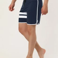 Allegra K Men's Board Shorts Summer Color Block Striped Drawstring Waist Swimwear Shorts 59 Allegra K Men's Board Shorts Summer Color Block Striped Drawstring Waist Swimwear Shorts