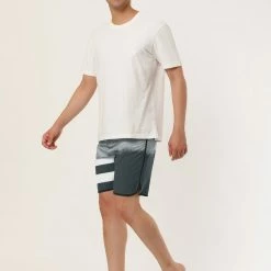 Allegra K Men's Board Shorts Summer Color Block Striped Drawstring Waist Swimwear Shorts 49 Allegra K Men's Board Shorts Summer Color Block Striped Drawstring Waist Swimwear Shorts