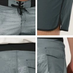 Allegra K Men's Board Shorts Summer Color Block Striped Drawstring Waist Swimwear Shorts 51 Allegra K Men's Board Shorts Summer Color Block Striped Drawstring Waist Swimwear Shorts