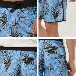 Allegra K Men's Printed Swim Shorts Summer Pattern Beach Surfing Drawstring Board Shorts 51 Allegra K Men's Printed Swim Shorts Summer Pattern Beach Surfing Drawstring Board Shorts