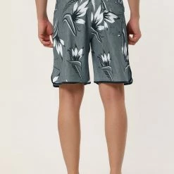 Allegra K Men's Printed Swim Shorts Summer Pattern Beach Surfing Drawstring Board Shorts 44 Allegra K Men's Printed Swim Shorts Summer Pattern Beach Surfing Drawstring Board Shorts