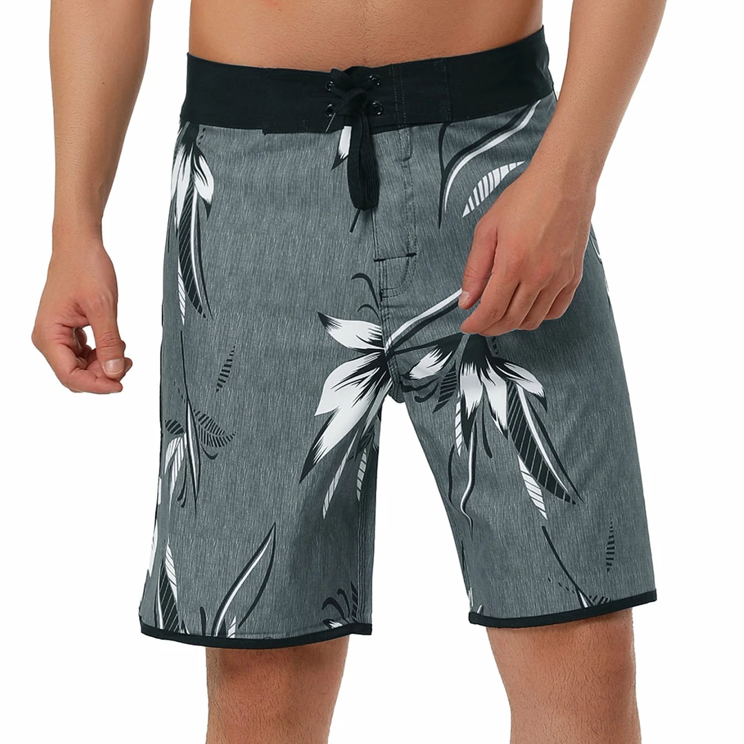 Allegra K Men's Printed Swim Shorts Summer Pattern Beach Surfing Drawstring Board Shorts 16 Allegra K Men's Printed Swim Shorts Summer Pattern Beach Surfing Drawstring Board Shorts