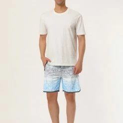Allegra K Men's Summer Printed Drawstring Color Block Swim Beach Shorts Boardshorts 84 Allegra K Men's Summer Printed Drawstring Color Block Swim Beach Shorts Boardshorts