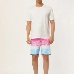 Allegra K Men's Summer Printed Drawstring Color Block Swim Beach Shorts Boardshorts 78 Allegra K Men's Summer Printed Drawstring Color Block Swim Beach Shorts Boardshorts