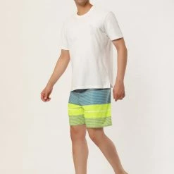 Allegra K Men's Summer Printed Drawstring Color Block Swim Beach Shorts Boardshorts 73 Allegra K Men's Summer Printed Drawstring Color Block Swim Beach Shorts Boardshorts