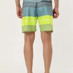 Allegra K Men's Summer Printed Drawstring Color Block Swim Beach Shorts Boardshorts 74 Allegra K Men's Summer Printed Drawstring Color Block Swim Beach Shorts Boardshorts