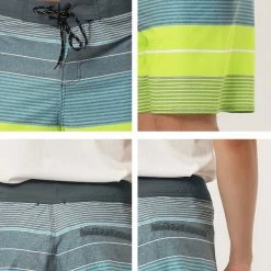 Allegra K Men's Summer Printed Drawstring Color Block Swim Beach Shorts Boardshorts 75 Allegra K Men's Summer Printed Drawstring Color Block Swim Beach Shorts Boardshorts