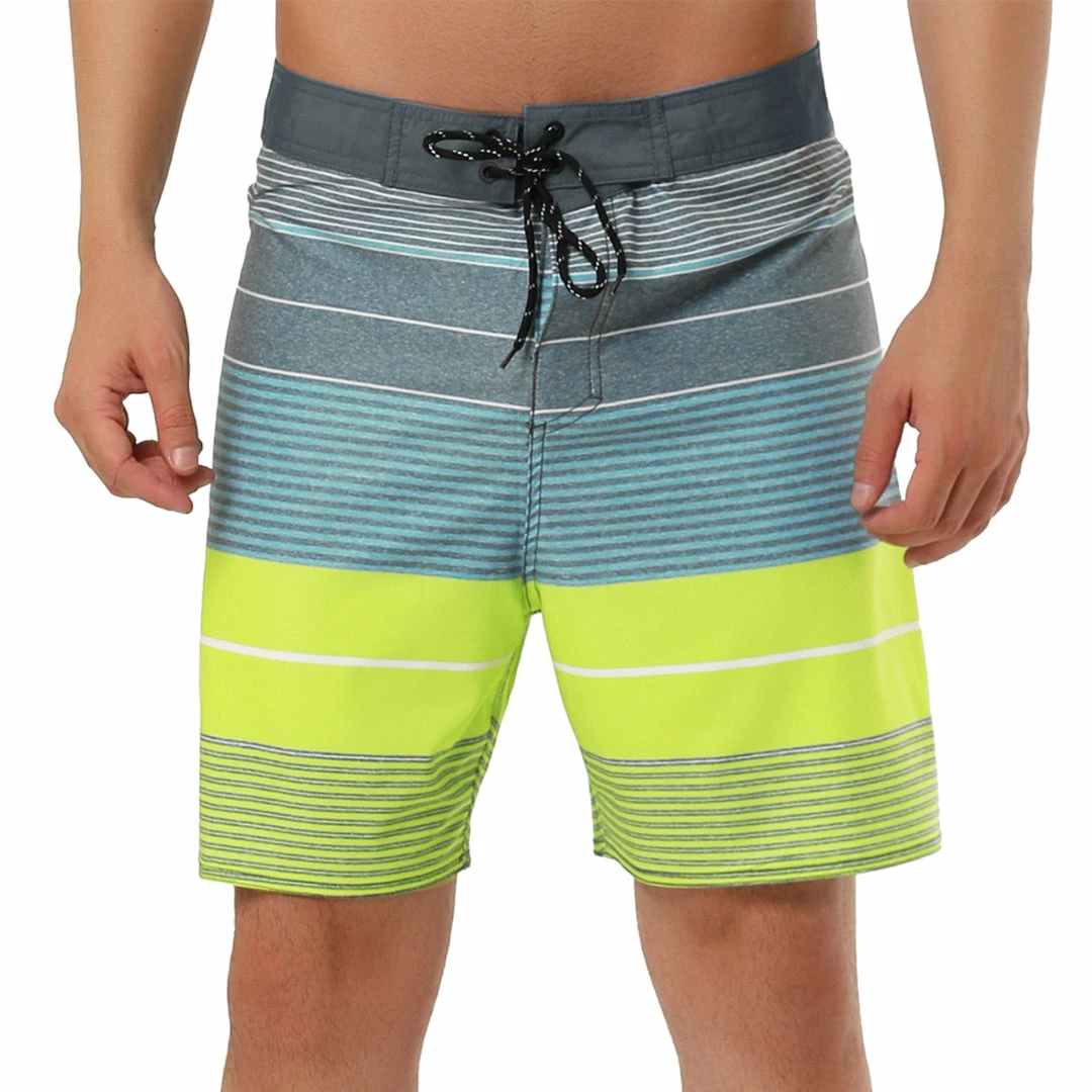 Allegra K Men's Summer Printed Drawstring Color Block Swim Beach Shorts Boardshorts 28 Allegra K Men's Summer Printed Drawstring Color Block Swim Beach Shorts Boardshorts