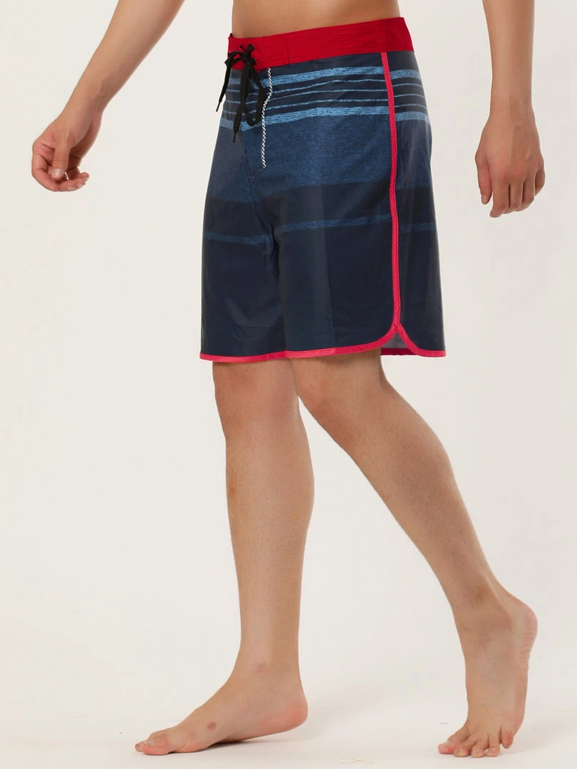 Allegra K Men's Summer Printed Drawstring Color Block Swim Beach Shorts Boardshorts 23 Allegra K Men's Summer Printed Drawstring Color Block Swim Beach Shorts Boardshorts