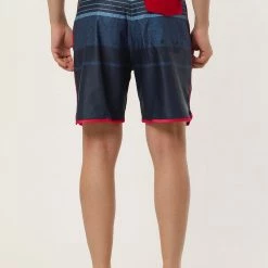 Allegra K Men's Summer Printed Drawstring Color Block Swim Beach Shorts Boardshorts 68 Allegra K Men's Summer Printed Drawstring Color Block Swim Beach Shorts Boardshorts