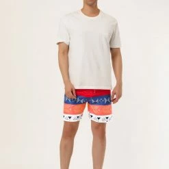 Allegra K Men's Swim Shorts Summer Contrast Color Drawstring Waist Beach Board Shorts 72 Allegra K Men's Swim Shorts Summer Contrast Color Drawstring Waist Beach Board Shorts