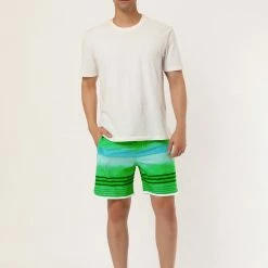 Allegra K Men's Summer Printed Drawstring Color Block Swim Beach Shorts Boardshorts 60 Allegra K Men's Summer Printed Drawstring Color Block Swim Beach Shorts Boardshorts