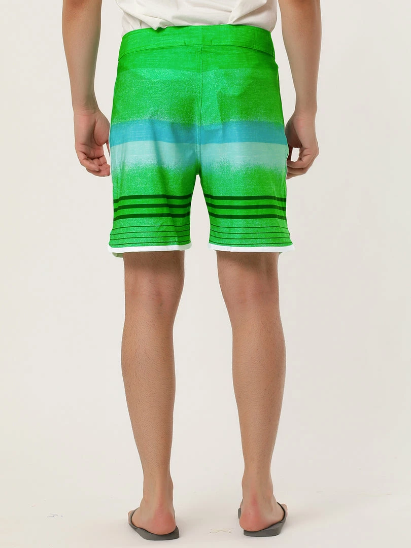 Allegra K Men's Summer Printed Drawstring Color Block Swim Beach Shorts Boardshorts 20 Allegra K Men's Summer Printed Drawstring Color Block Swim Beach Shorts Boardshorts