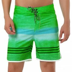 Allegra K Men's Summer Printed Drawstring Color Block Swim Beach Shorts Boardshorts 58 Allegra K Men's Summer Printed Drawstring Color Block Swim Beach Shorts Boardshorts