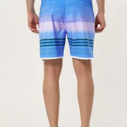 Allegra K Men's Summer Printed Drawstring Color Block Swim Beach Shorts Boardshorts 56 Allegra K Men's Summer Printed Drawstring Color Block Swim Beach Shorts Boardshorts