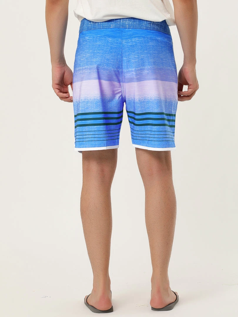 Allegra K Men's Summer Printed Drawstring Color Block Swim Beach Shorts Boardshorts 14 Allegra K Men's Summer Printed Drawstring Color Block Swim Beach Shorts Boardshorts