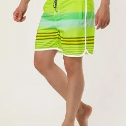 Allegra K Men's Summer Printed Drawstring Color Block Swim Beach Shorts Boardshorts 47 Allegra K Men's Summer Printed Drawstring Color Block Swim Beach Shorts Boardshorts