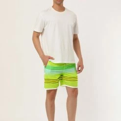 Allegra K Men's Summer Printed Drawstring Color Block Swim Beach Shorts Boardshorts 49 Allegra K Men's Summer Printed Drawstring Color Block Swim Beach Shorts Boardshorts