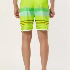 Allegra K Men's Summer Printed Drawstring Color Block Swim Beach Shorts Boardshorts 50 Allegra K Men's Summer Printed Drawstring Color Block Swim Beach Shorts Boardshorts