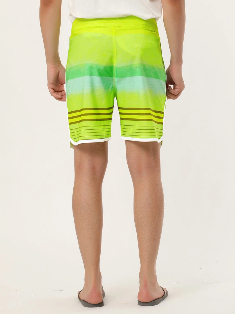 Allegra K Men's Summer Printed Drawstring Color Block Swim Beach Shorts Boardshorts 8 Allegra K Men's Summer Printed Drawstring Color Block Swim Beach Shorts Boardshorts