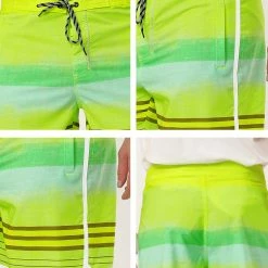 Allegra K Men's Summer Printed Drawstring Color Block Swim Beach Shorts Boardshorts 51 Allegra K Men's Summer Printed Drawstring Color Block Swim Beach Shorts Boardshorts