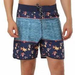 Allegra K Men's Swim Shorts Summer Contrast Color Drawstring Waist Beach Board Shorts 58 Allegra K Men's Swim Shorts Summer Contrast Color Drawstring Waist Beach Board Shorts