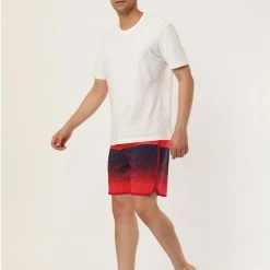 Allegra K Men's Swim Shorts Summer Contrast Color Drawstring Waist Beach Board Shorts 49 Allegra K Men's Swim Shorts Summer Contrast Color Drawstring Waist Beach Board Shorts